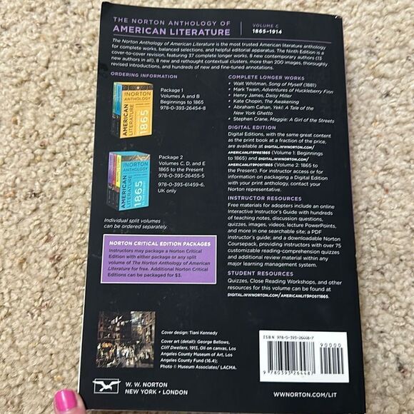 Norton Anthology of American Literature 9th Edition. Volume C - Picture 4 of 5